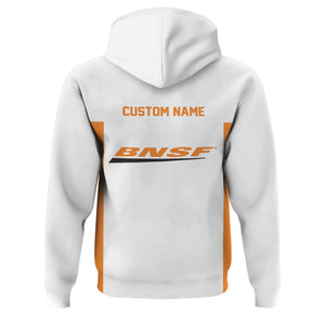 Railspirit Custom Name BNSF Railway Hoodie Yes I Need All Those Train Printed Zip Hoodie