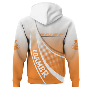 Railspirit Personalized BNSF Railway Hoodie Railway-Themed Style Zip Up Hoodie Gift Idea For Trainspotter