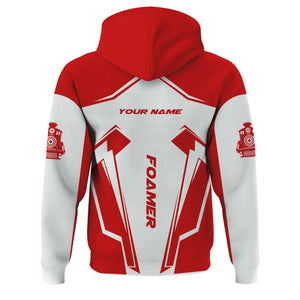 Railspirit Personalized The Chief Santa Fe Railroad Hoodie Railway Trainspotter Style Zip Up Hoodie Gift Idea For Foamers