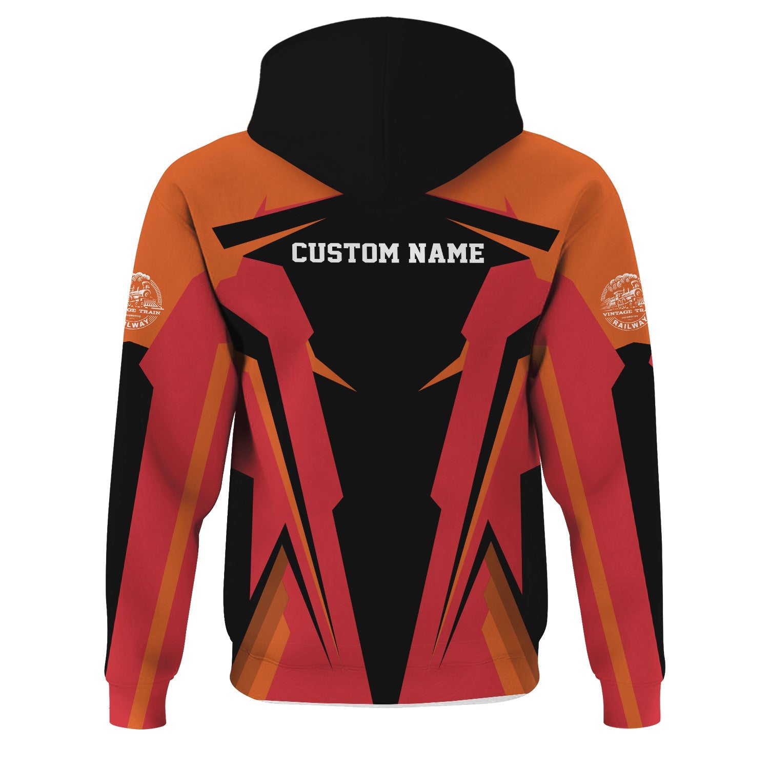 Railspirit Personalized Pacific Electric Railroad Hoodie Strong Line Style Train Hoodie Gift Idea For Train Lover