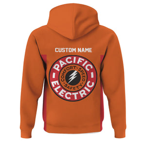 Railspirit Custom Name Pacific Electric Railroad Hoodie Yes I Need All Those Train Printed Zip Hoodie