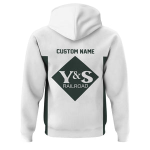 Railspirit Custom Name Youngstown & Southern Railroad Hoodie Yes I Need All Those Train Printed Zip Hoodie