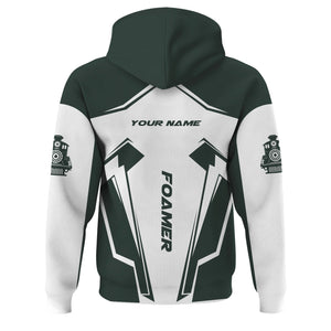 Railspirit Personalized Youngstown & Southern Railroad Hoodie Railway Trainspotter Style Zip Up Hoodie Gift Idea For Foamers