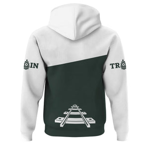 Railspirit Custom Name Youngstown & Southern Railroad Hoodie One Track Mind Printed Zip Hoodie