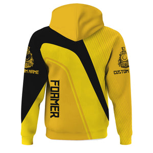 Railspirit Personalized Richmond, Fredericksburg And Potomac Railroad Hoodie Vibrant Striking Style Zip Up Hoodie For Rail Enthusiasts