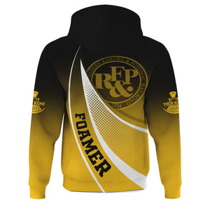 Railspirit Personalized Richmond, Fredericksburg And Potomac Railroad Hoodie Railway-Themed Style Zip Up Hoodie Gift Idea For Trainspotter