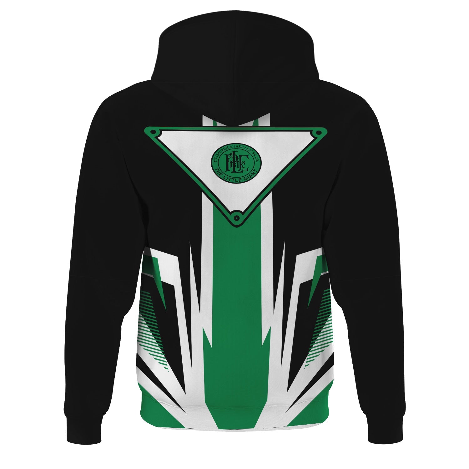 Railspirit Pittsburgh And Lake Erie Railroad Hoodie Bold Graphic Style All Over Printed Zip Up Hoodie