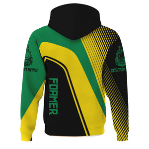 Railspirit Personalized Pittsburgh And Lake Erie Railroad Hoodie Vibrant Striking Style Zip Up Hoodie For Rail Enthusiasts