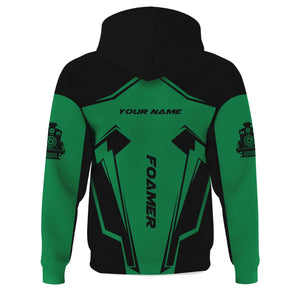 Railspirit Personalized Pittsburgh And Lake Erie Railroad Hoodie Railway Trainspotter Style Zip Up Hoodie Gift Idea For Foamers