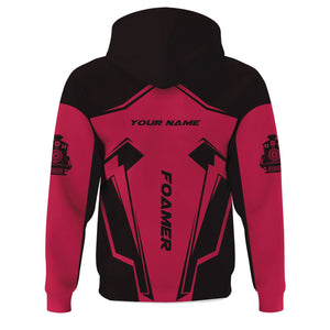 Railspirit Personalized Durango And Silverton Narrow Gauge Railroad Hoodie Railway Trainspotter Style Zip Up Hoodie Gift Idea For Foamers