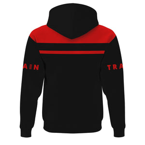 Railspirit Custom Name Monongahela Railroad Hoodie American Train Ticket Printed Zip Hoodie