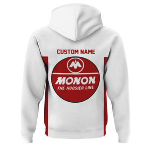 Railspirit Custom Name Monon Railroad Hoodie Yes I Need All Those Train Printed Zip Hoodie