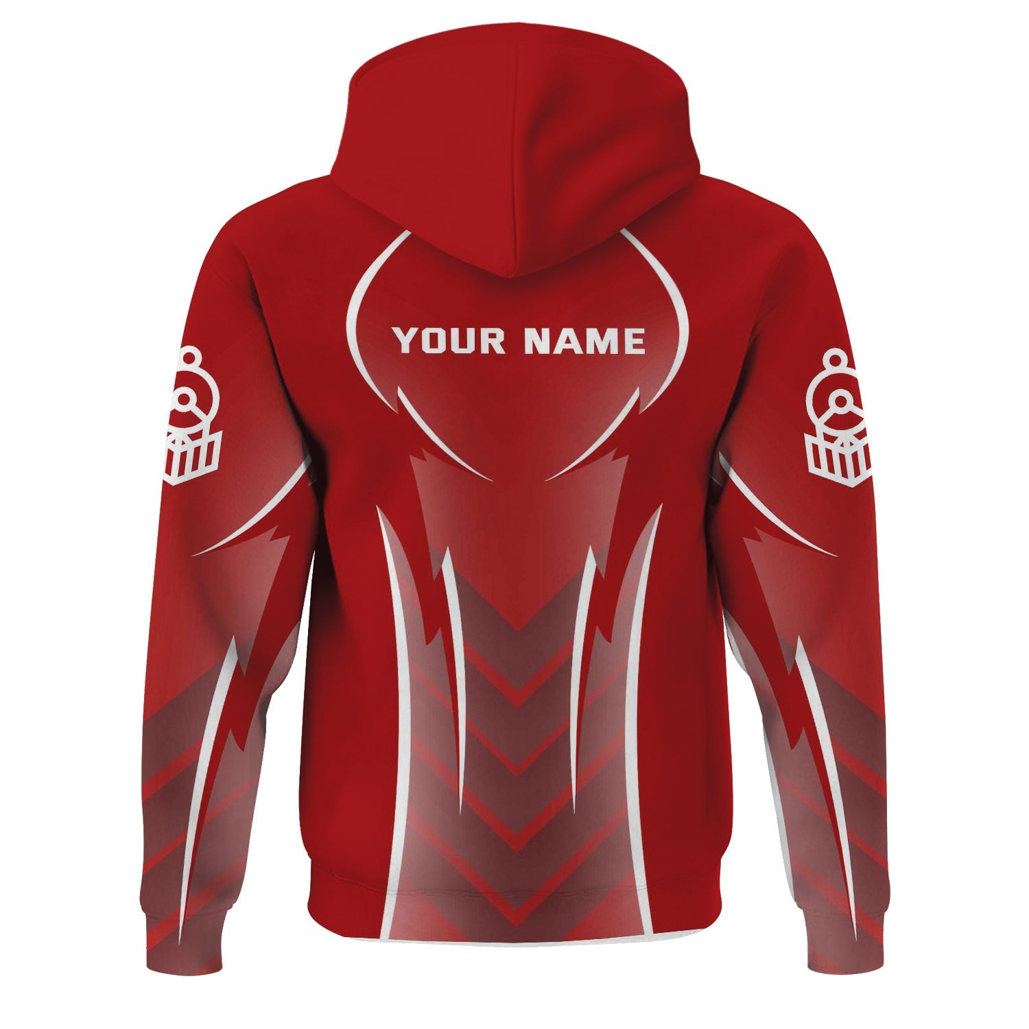 Railspirit Personalized Monon Railroad Hoodie Striking Line Style Train Zip Up Hoodie For Locomotive Lovers