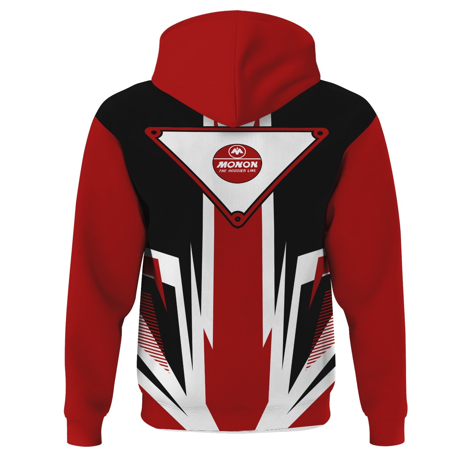 Railspirit Monon Railroad Hoodie Bold Graphic Style All Over Printed Zip Up Hoodie