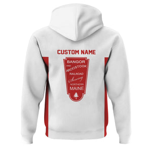Railspirit Custom Name Bangor And Aroostook Railroad Hoodie Yes I Need All Those Train Printed Zip Hoodie