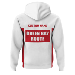 Railspirit Custom Name Green Bay & Western Railroad Hoodie Yes I Need All Those Train Printed Zip Hoodie