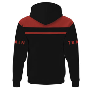 Railspirit Custom Name New Hope Railroad Hoodie American Train Ticket Printed Zip Hoodie