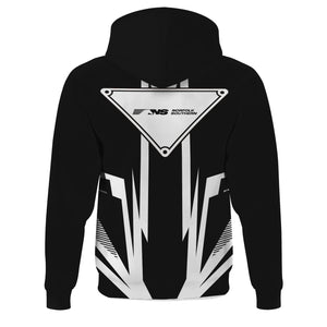 Railspirit Norfolk Southern Railway Hoodie Bold Graphic Style All Over Printed Zip Up Hoodie
