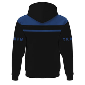 Railspirit Custom Name Duluth, Winnipeg and Pacific Railway Hoodie American Train Ticket Printed Zip Hoodie