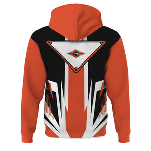 Railspirit Texas and Pacific Railway Hoodie Bold Graphic Style All Over Printed Zip Up Hoodie