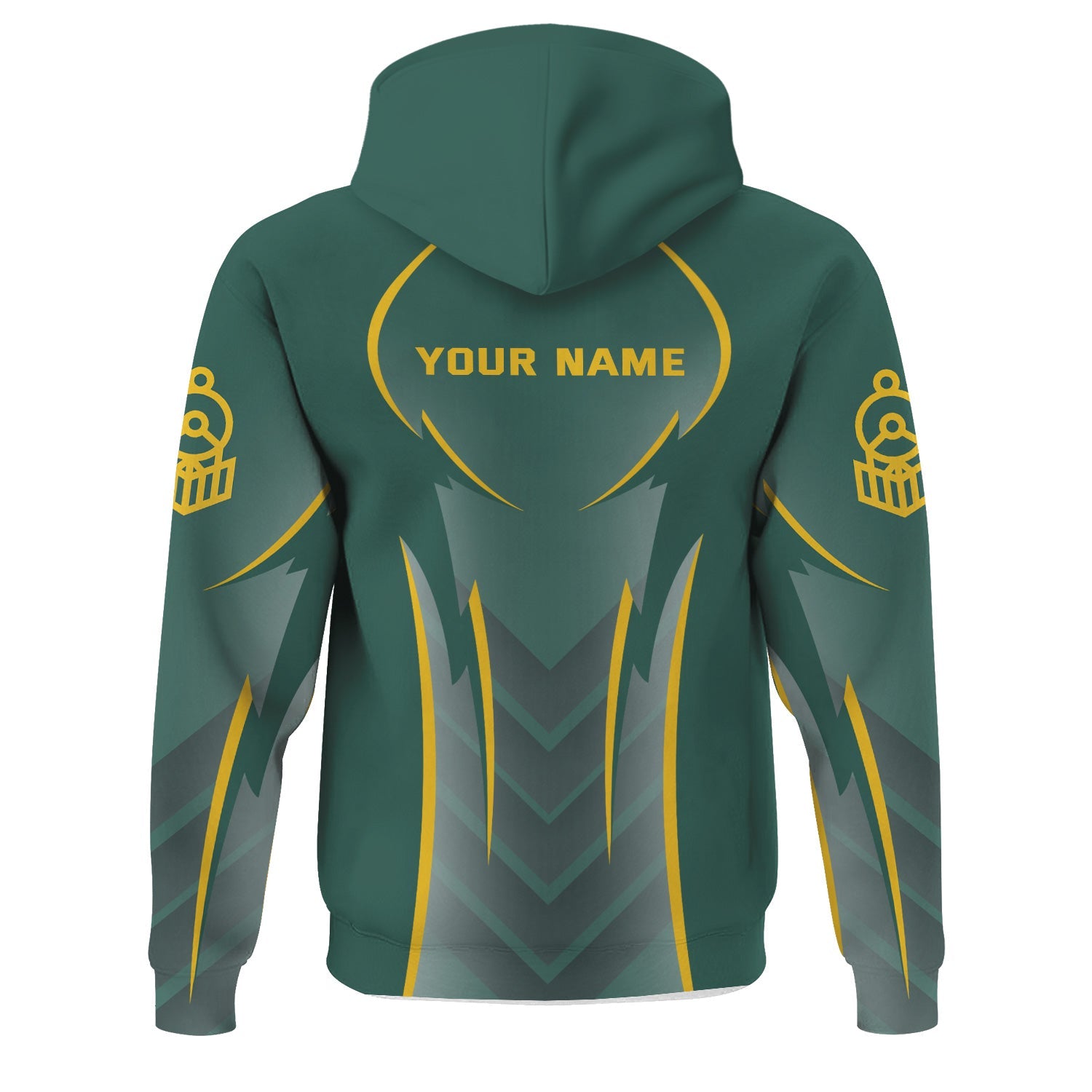 Railspirit Personalized Southern Railway U.S Hoodie Striking Line Style SOU Train Zip Up Hoodie For Locomotive Lovers