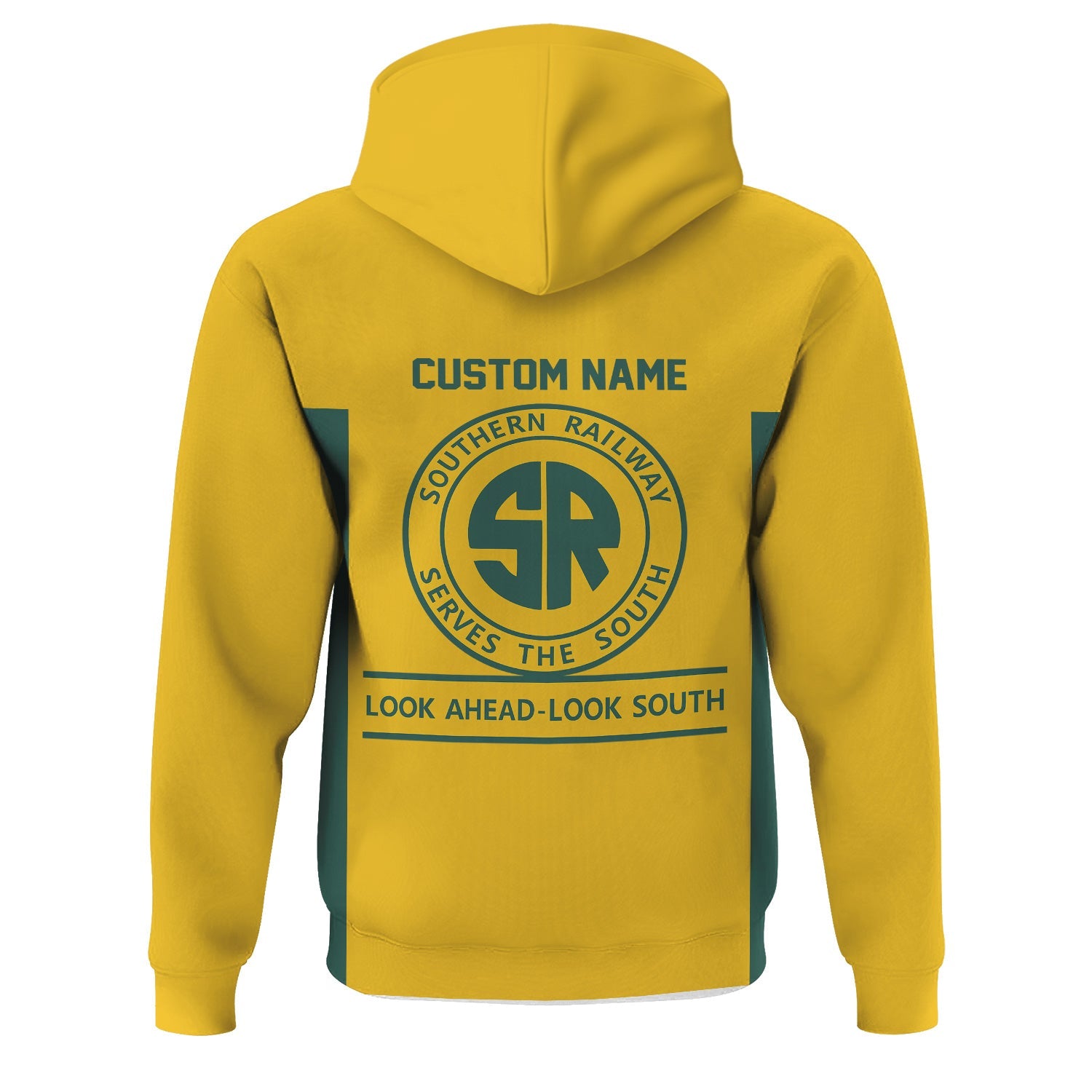 Railspirit Custom Name Southern Railway U.S Hoodie Yes I Need All Those Train SOU Printed Zip Hoodie