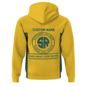Railspirit Custom Name Southern Railway U.S Hoodie Yes I Need All Those Train SOU Printed Zip Hoodie