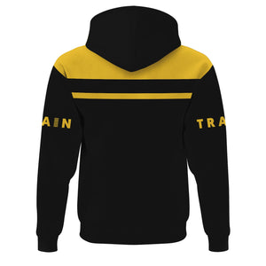 Railspirit Custom Name Southern Railway U.S Hoodie American Train Ticket SOU Printed Zip Hoodie