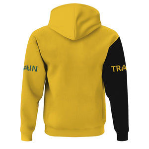 Railspirit Custom Name Southern Railway U.S Hoodie Railroad Crossing Sign SOU Printed Zip Hoodie