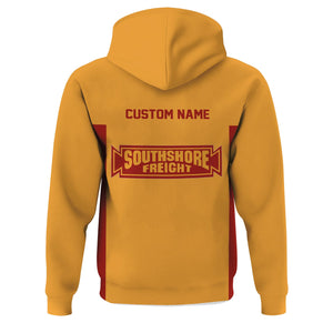 Railspirit Custom Name Chicago South Shore and South Bend Railroad Hoodie Yes I Need All Those Train Printed Zip Hoodie