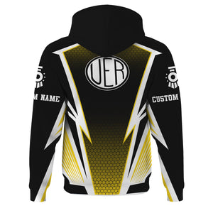 Railspirit Personalized Union Electric Railway Hoodie Lightning Graphic Style Zip Up Hoodie Gift Idea For Train Lover