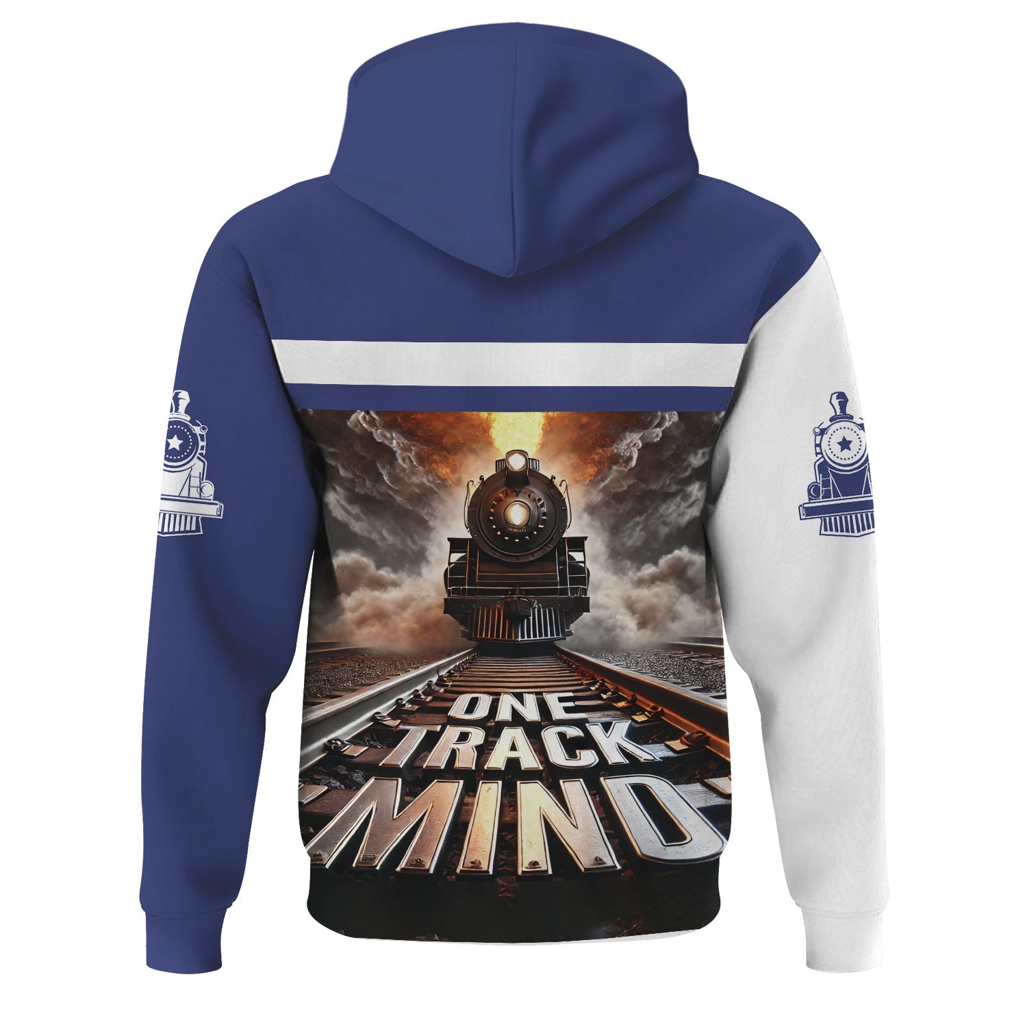 Railspirit Personalized London and North Eastern Railway Hoodie One Track Mind Train Printed ZIp Up Hoodie