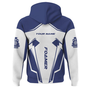 Railspirit Personalized London and North Eastern Railway Hoodie Railway Trainspotter Style Zip Up Hoodie Gift Idea For Foamers