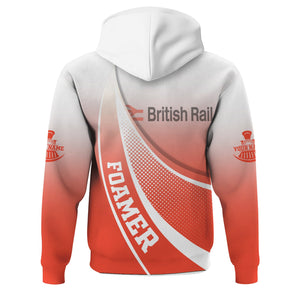Railspirit Personalized British Railway Hoodie Railway-Themed Style Zip Up Hoodie Gift Idea For Trainspotter