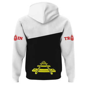 Railspirit Custom Name Iowa Interstate Railroad Hoodie One Track Mind IAIS Printed Zip Hoodie