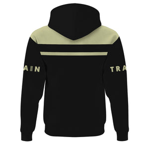 Railspirit Custom Name Virginia & Truckee Railroad Hoodie American Train Ticket Printed Zip Hoodie