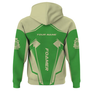 Railspirit Personalized Virginia & Truckee Railroad Hoodie Railway Trainspotter Style Zip Up Hoodie Gift Idea For Foamers