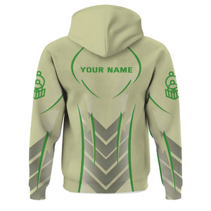 Railspirit Personalized Virginia & Truckee Railroad Hoodie Striking Line Style Train Zip Up Hoodie For Locomotive Lovers