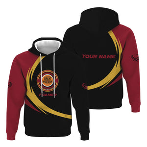 Railspirit Personalized Chicago Great Western Railroad Hoodie Unique Graphic Style Zip Up Hoodie For Train Enthusiasts