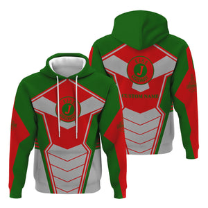 Railspirit Personalized Elgin Joliet And Eastern Railroad Hoodie Engine-Inspired Style Train Zip Up Hoodie for Railroad Fanatic