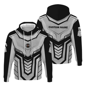 Railspirit Personalized Bessemer And Lake Erie Railroad Hoodie Armor-Inspired Design Train Zip Up Hoodie All Over Print