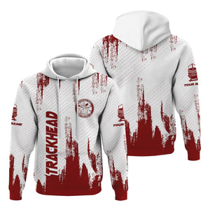 Railspirit Personalized Detroit & Mackinac Railroad Hoodie Paint Impact Design Train Zip Up Hoodie for Trackhead