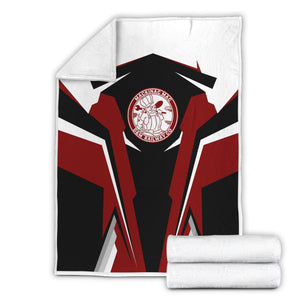 Railspirit Personalized Detroit & Mackinac Railroad Blanket Strong Line Train Blanket Gift Idea For Train Lover