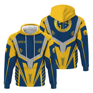 Railspirit Personalized Alaska Railroad Hoodie Workwear-Inspired with Custom Position Train Zip Up Hoodie