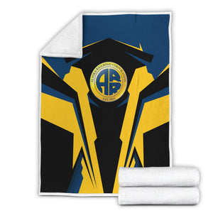 Railspirit Personalized Alaska Railroad Blanket Strong Line Train Blanket Gift Idea For Train Lover
