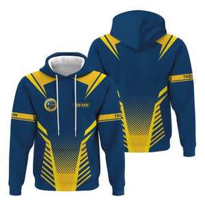 Railspirit Personalized Alaska Railroad Hoodie Unisex Train Zip Hoodie All Over Print