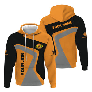 Railspirit Personalized Genesee & Wyoming Inc. Railroad Hoodie Unique Design with Custom Job Position Train Zip Up Hoodie