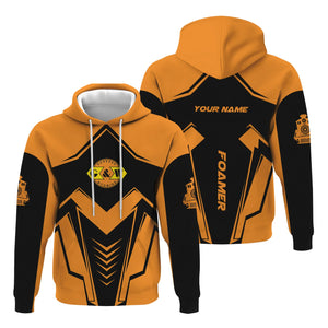 Railspirit Personalized Genesee & Wyoming Inc. Railroad Hoodie Railway Trainspotter Style Zip Up Hoodie Gift Idea For Foamers