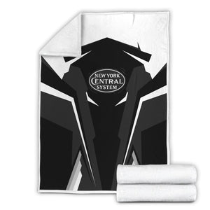 Railspirit Personalized New York Central Railroad Blanket Strong Line Train Blanket Gift Idea For Train Lover