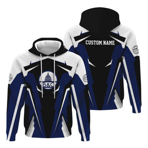 Railspirit Personalized Baltimore and Ohio Railroad Hoodie Strong Line Style B&O Train Hoodie Gift Idea For Train Lover